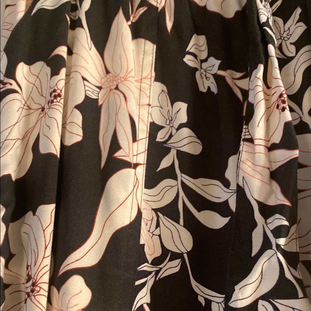 Sanctuary Black and White Wide Leg Floral Jumpsuit - Picture 7 of 16